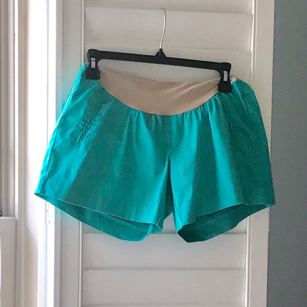 Motherhood Maternity Teal Shorts.  Size M.